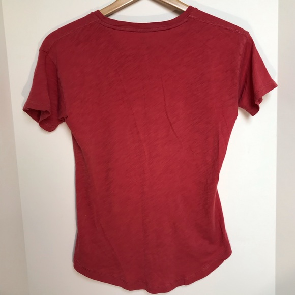 XS madewell short sleeve t shirt red - Picture 3 of 3